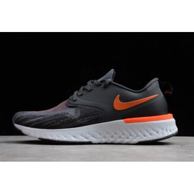 Nike Odyssey React Flyknit 2 Flyknit Gri / Siyah / Turuncu Koşu Ayakkabısı Türkiye - 7SA70G44